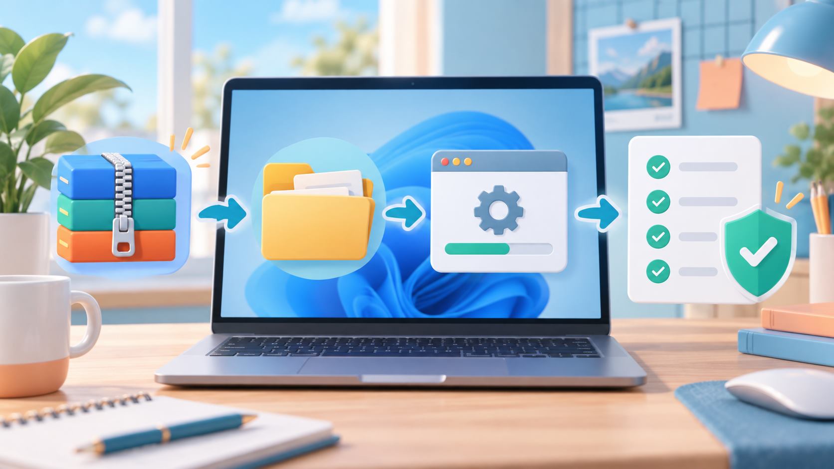 呗呗优选Windows安装包是ZIP？从官网下载、完整解压到报错排查