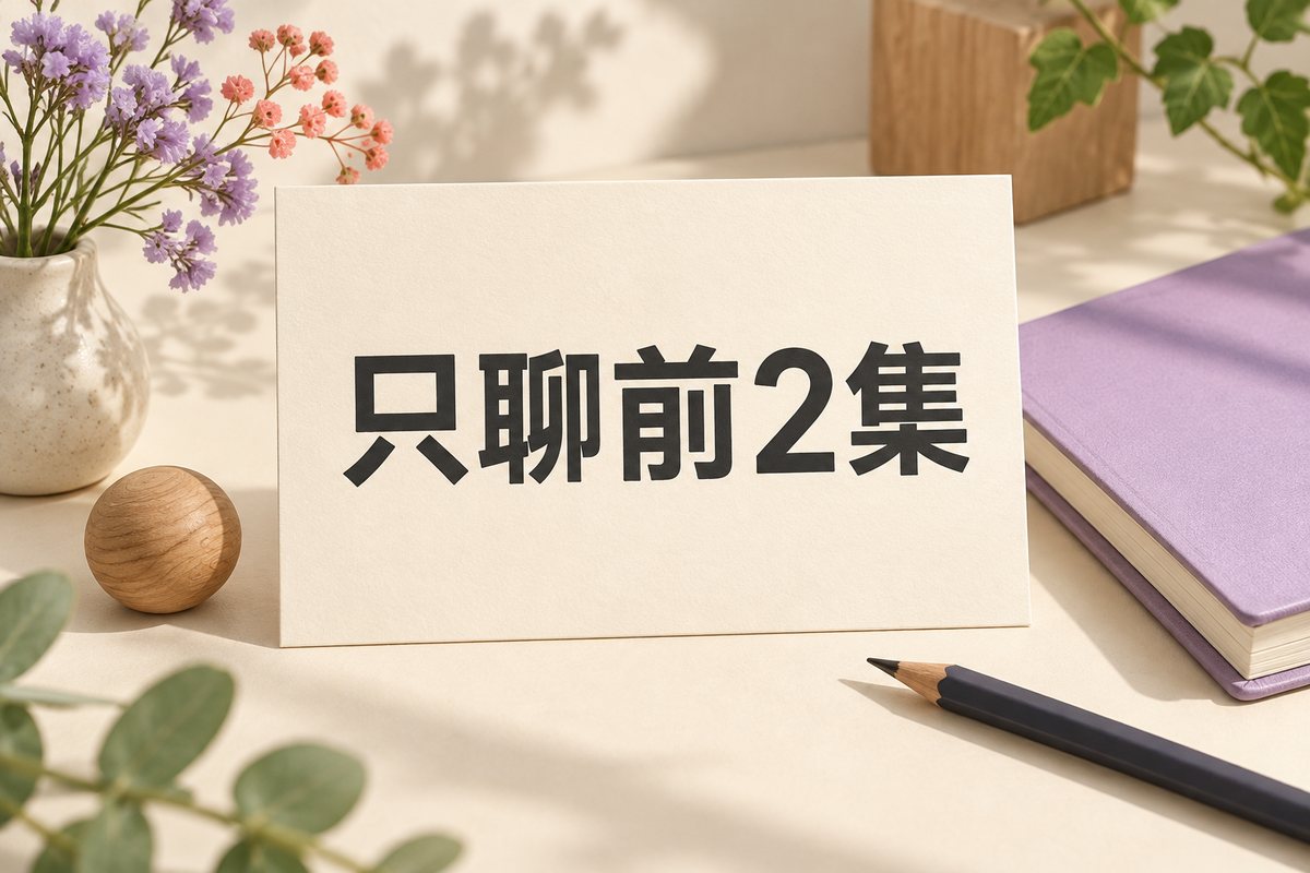 只聊前2集的讨论范围卡片