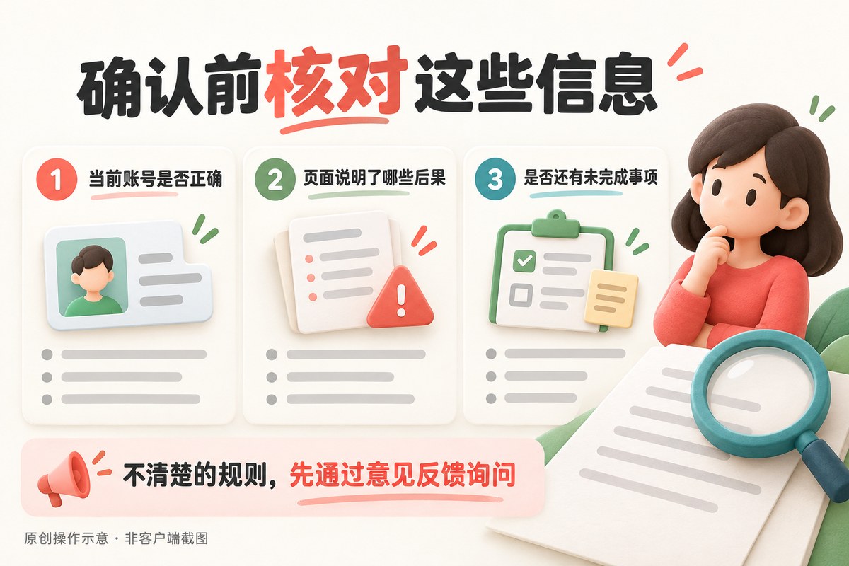 呗呗优选注销前核对当前账号页面后果和未完成事项的原创清单